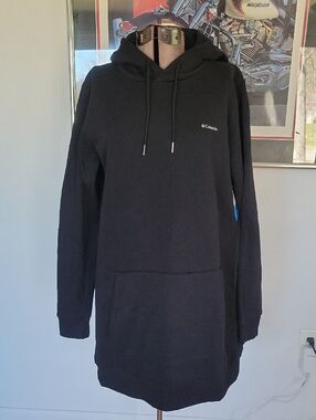 Columbia "Rush Valley Long Hoodie" Large, Black, NWT